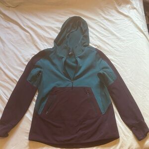 Mountain Hardwear Teal and Deep Green Women's Hoodie